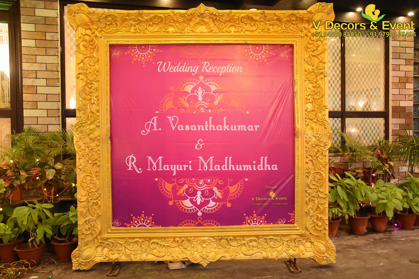Nameboard ,Arches Decorations Pondicherry and Arches Decorations Tamilnadu